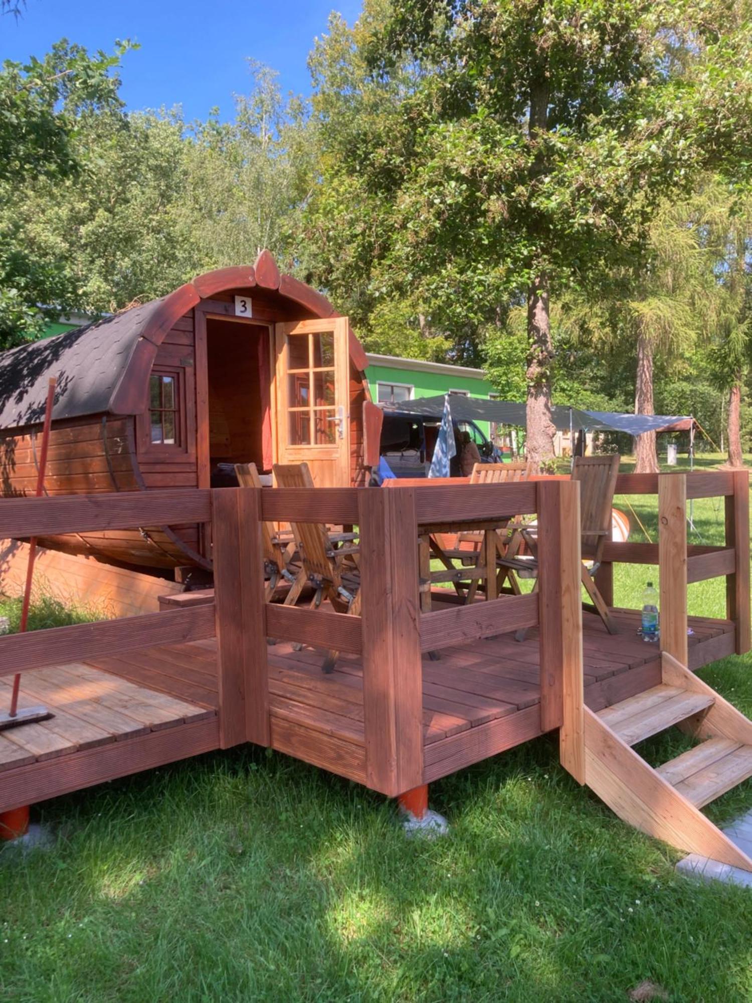 Campingfass Mit Panoramaterrasse Langenbernsdorf المظهر الخارجي الصورة
